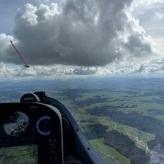 Verortung via Georeferenzierung der Kamera: Aufgenommen in der Nähe von Ostallgäu, Deutschland in 1700 Meter